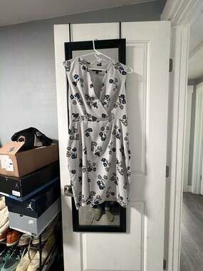 Banana Republic Floral Print Sleeveless Sheath Dress